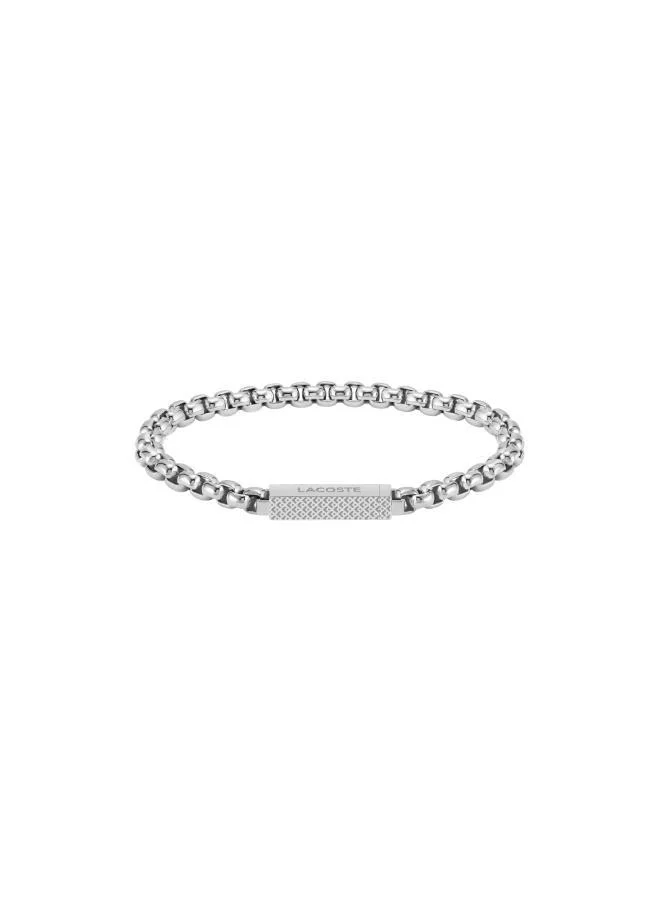 Lacoste L'Essentiel Collection Chain Bracelet For Men In Stainless Steel - 2040123